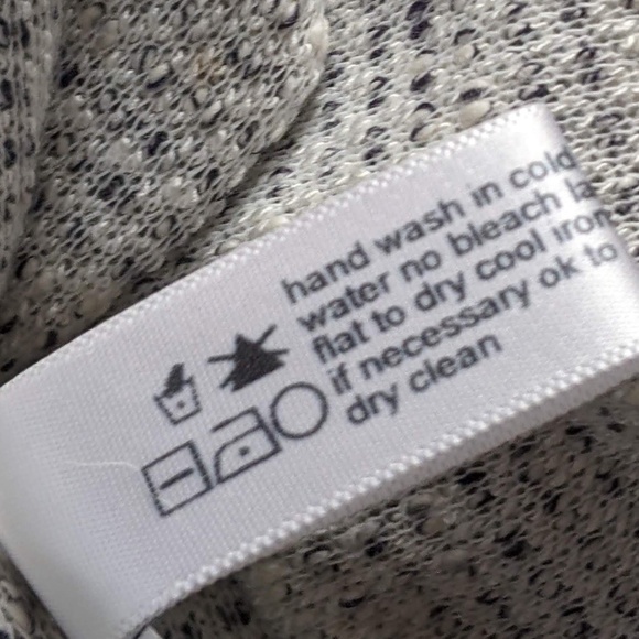 Three Dots grey/white cropped lounge pants XS - Picture 4 of 8